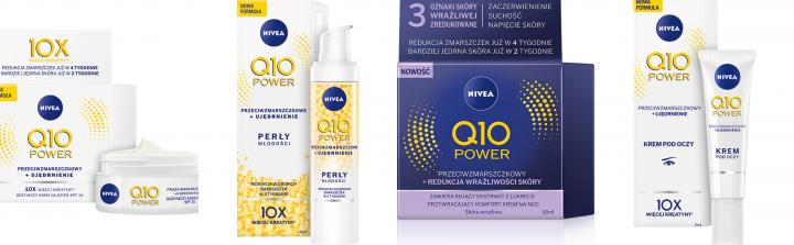 Nivea Q10 Power - seria jak zastrzyk dobrej energii dla skóry, by przeciwdziałać skutkom upływu czasu